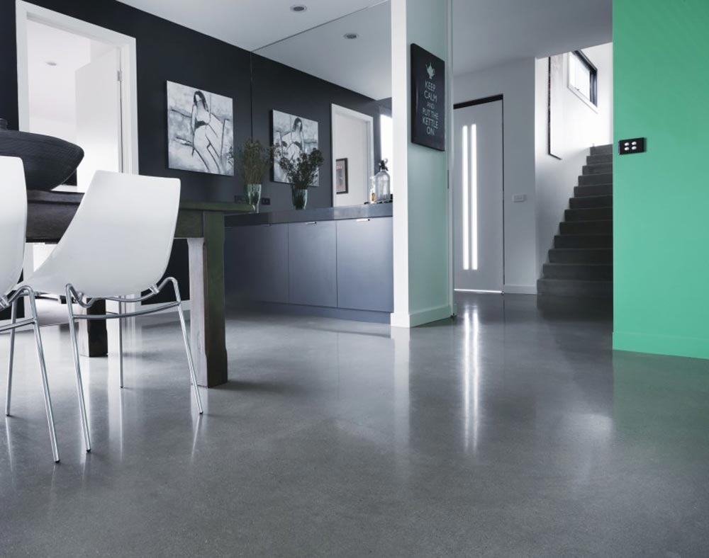 Slipad och Polerad HiPERFLOOR Industrial i bostad